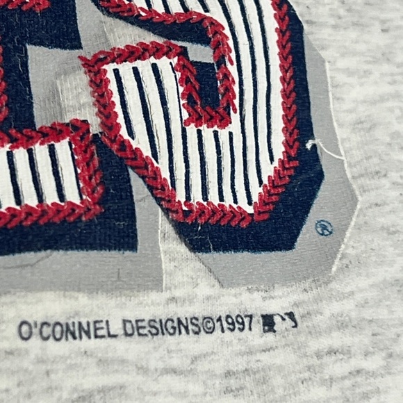 Vintage 90s New York Yankees MLB Baseball Crewneck 1990s Tshirt Mens - Picture 2 of 6